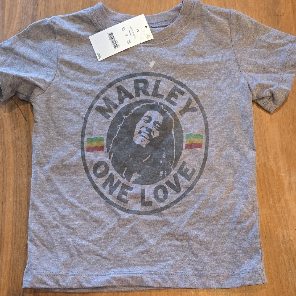 Bob Marley One Love Toddler T Shirt 3T